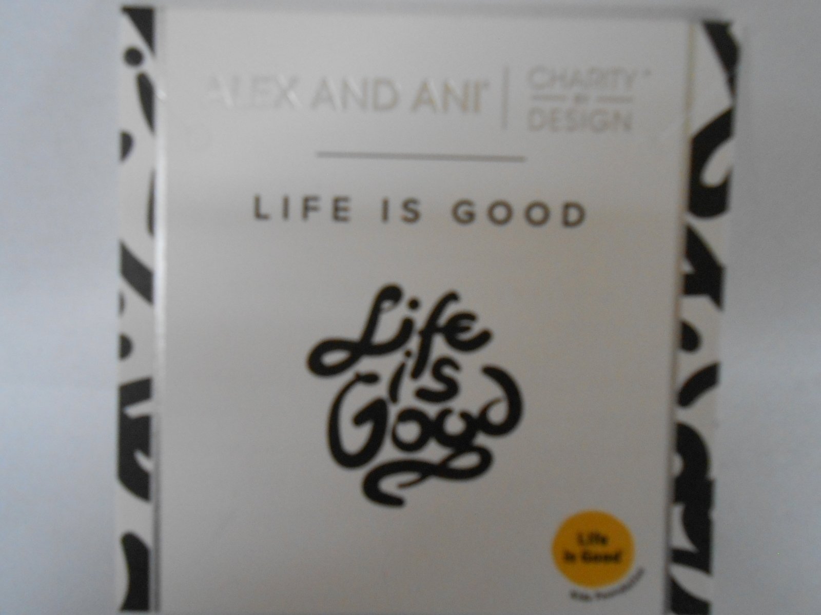 Alex and Ani LIFE IS GOOD Bangle Bracelet Shiny Silver NWTBC