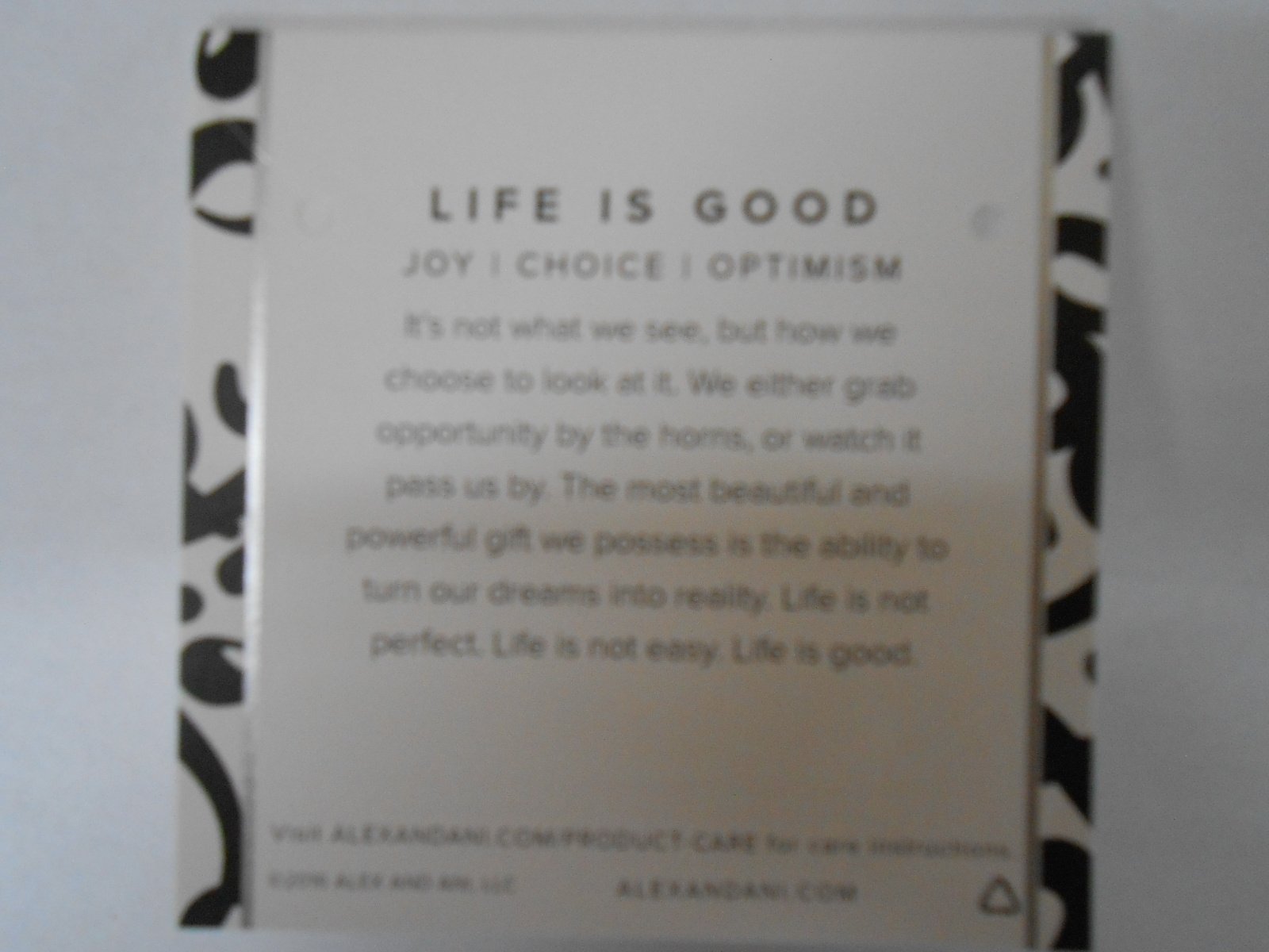 Alex and Ani LIFE IS GOOD Bangle Bracelet Shiny Silver NWTBC