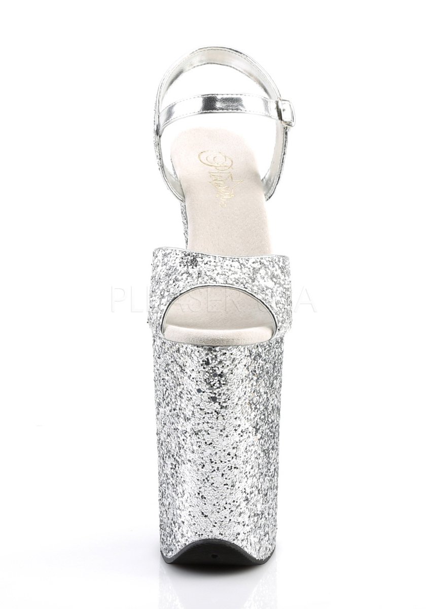 5 1//4 Inch Platform Ankle Strap Sandal Pleaser INFINITY-910LG 9 Inch Heel