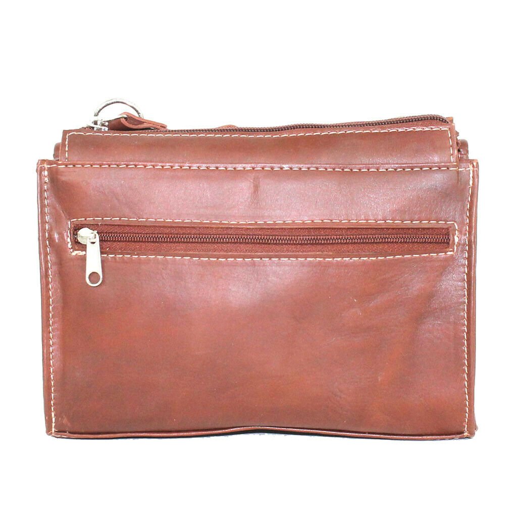 American West Leather Medium Hobo Shoulder Handbag