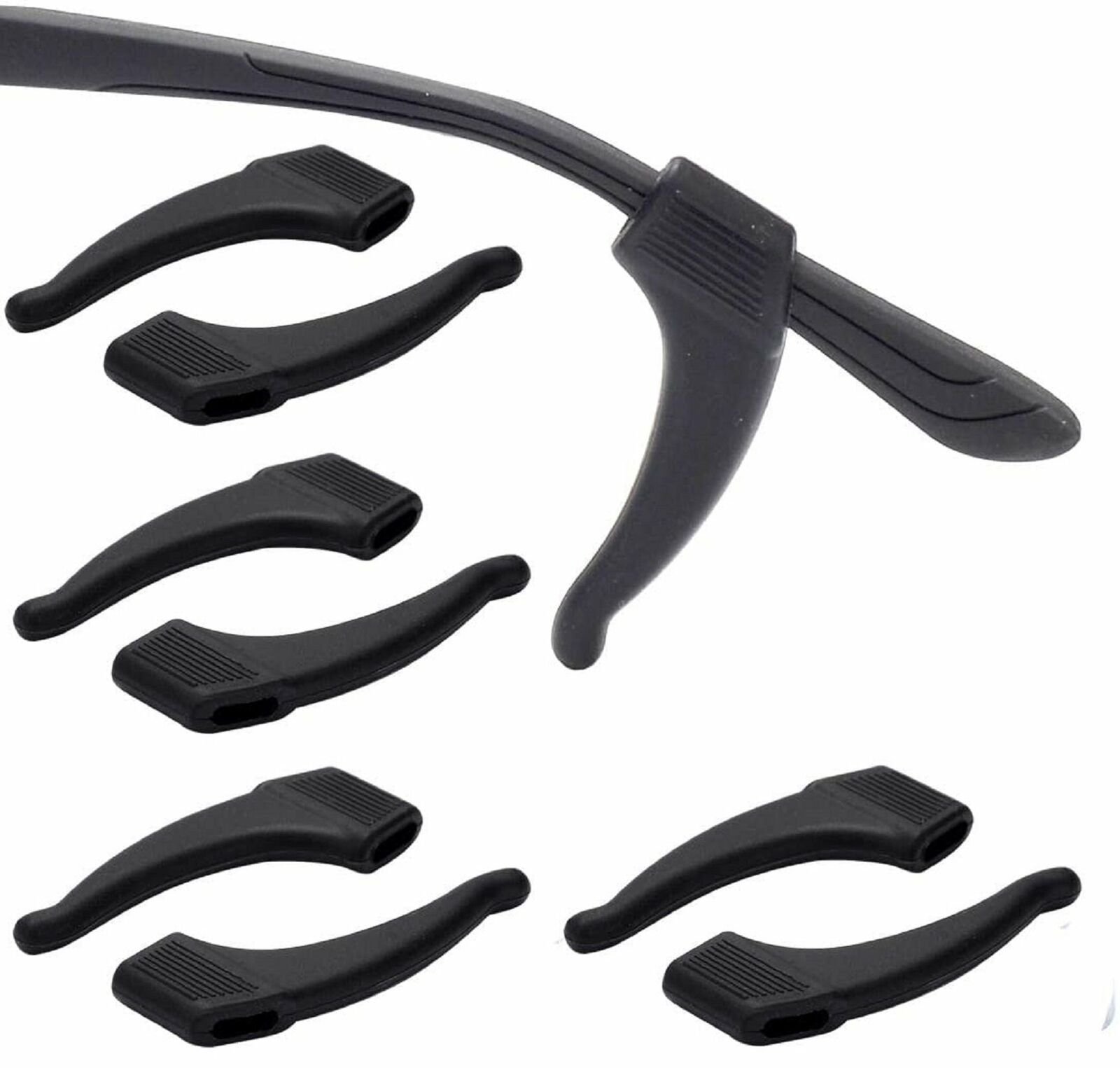 4 Pair Anti Slip Glasses Ear Hooks Tip Eyeglasses Grip Temple Holder