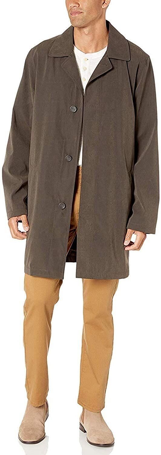 Adam Baker Men's 3/4 Length All Year Round Raincoat with Removable Liner - Picture 7 of 11