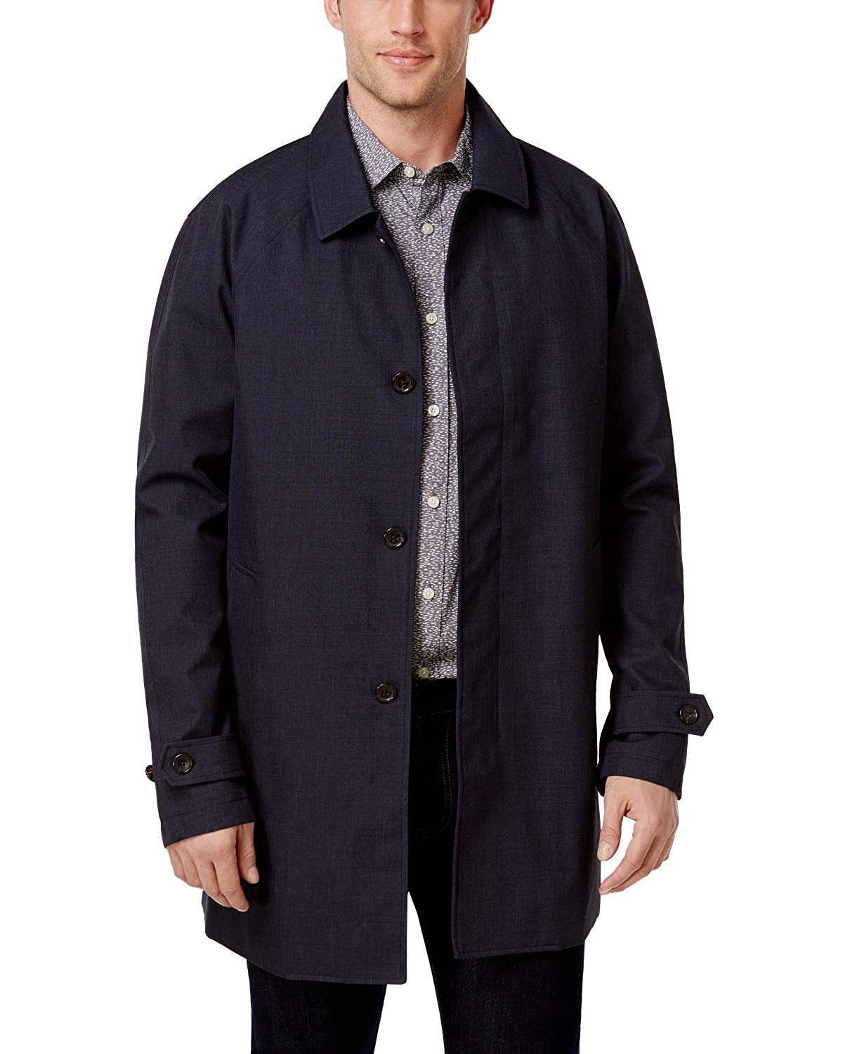 Michael Kors Men's Collin Slim Fit Rain Coat | eBay