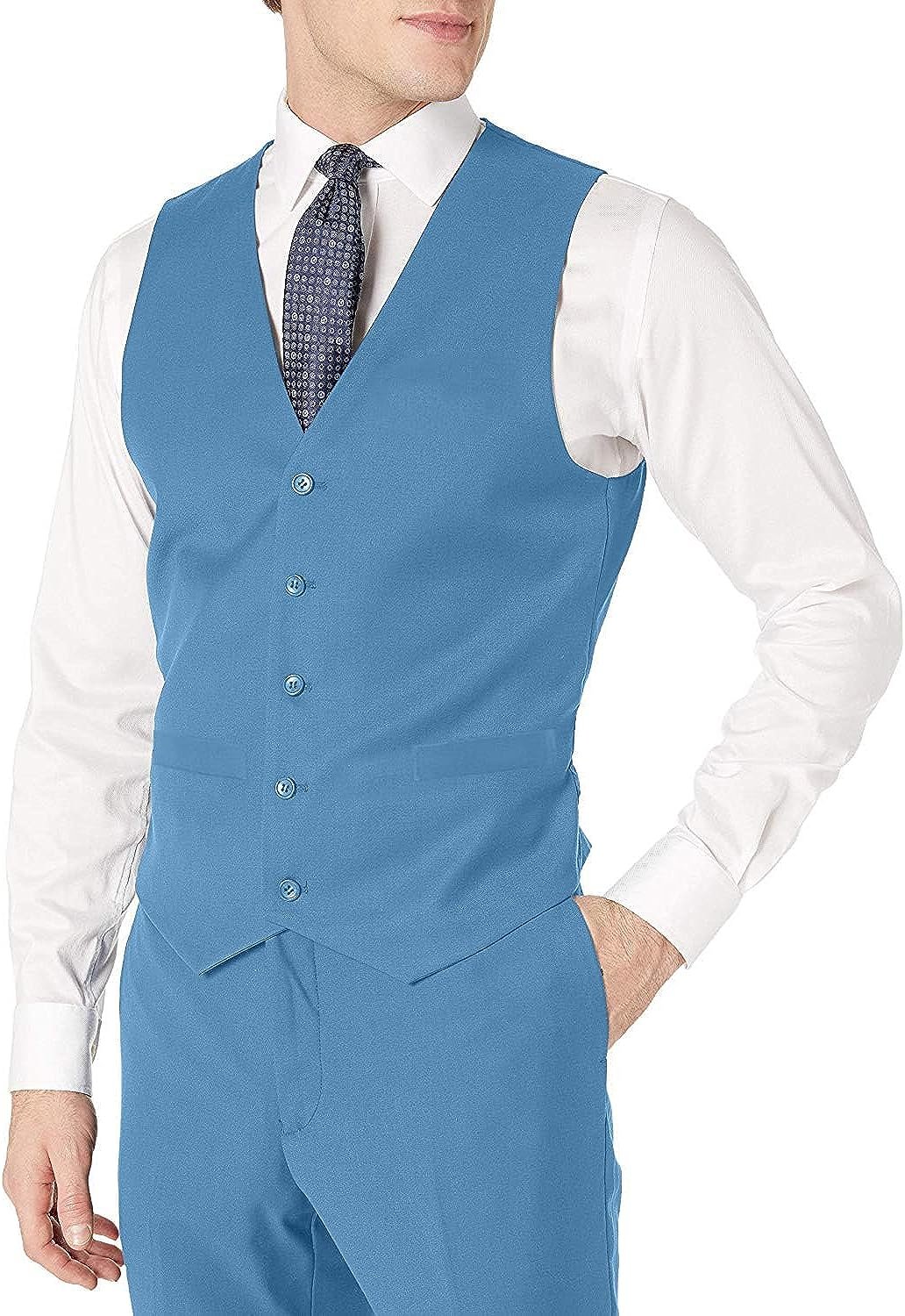 Adam Baker Men's Classic Fit Formal Business Suit Vest - Many Sizes & Colors... - Picture 9 of 14