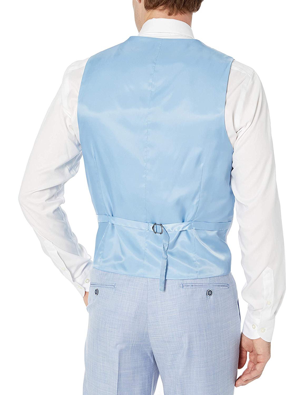 Men's Suit Modern Fit 3-Piece (Jacket, Vets, Trousers) Peak Lapel - CLEARANCE - Picture 43 of 59