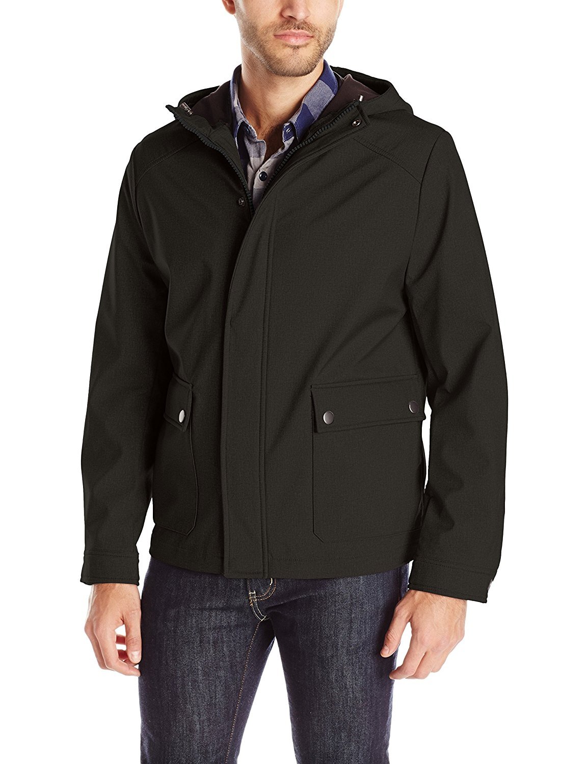 Kenneth Cole New York Men's Hooded Softshell Jacket