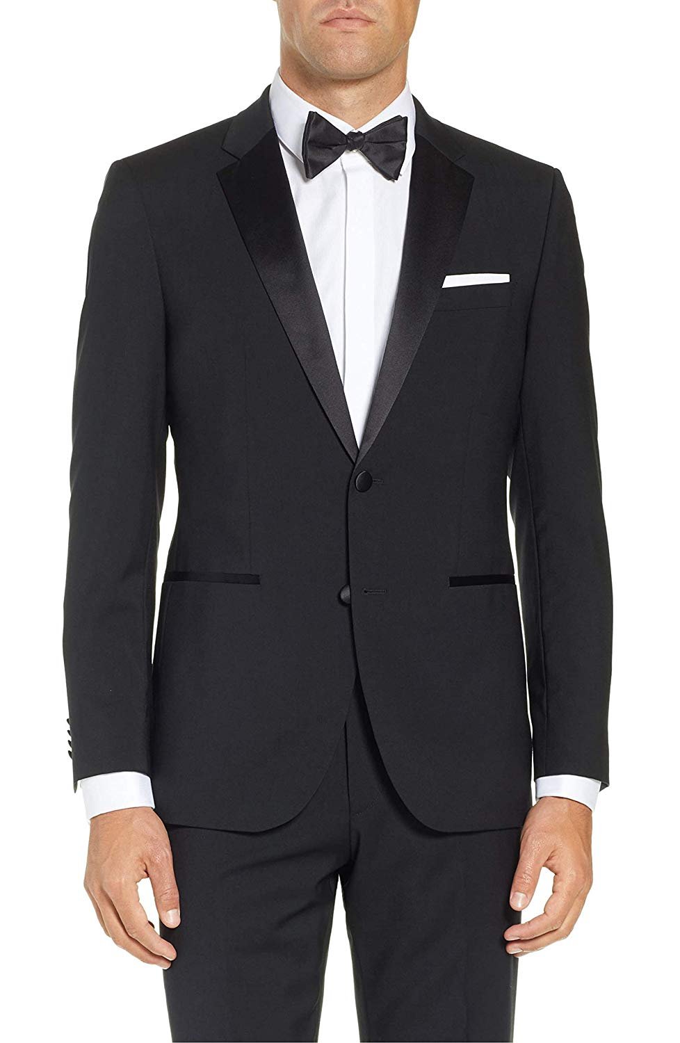 Caravelli Men's Slim Fit Two-Piece Notch Lapel Formal Tuxedo Suit Set ...