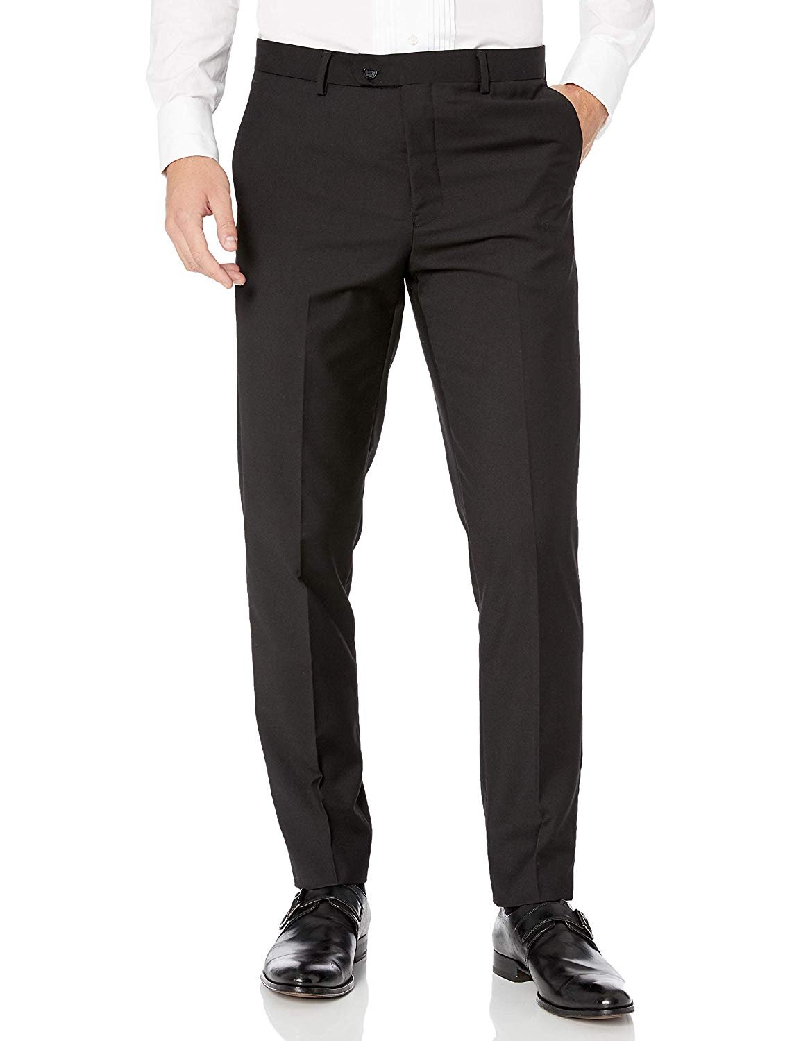 Traje de lana de lujo Adam Baker para hombre ultra ajustado separado - Imagen 5 de 5