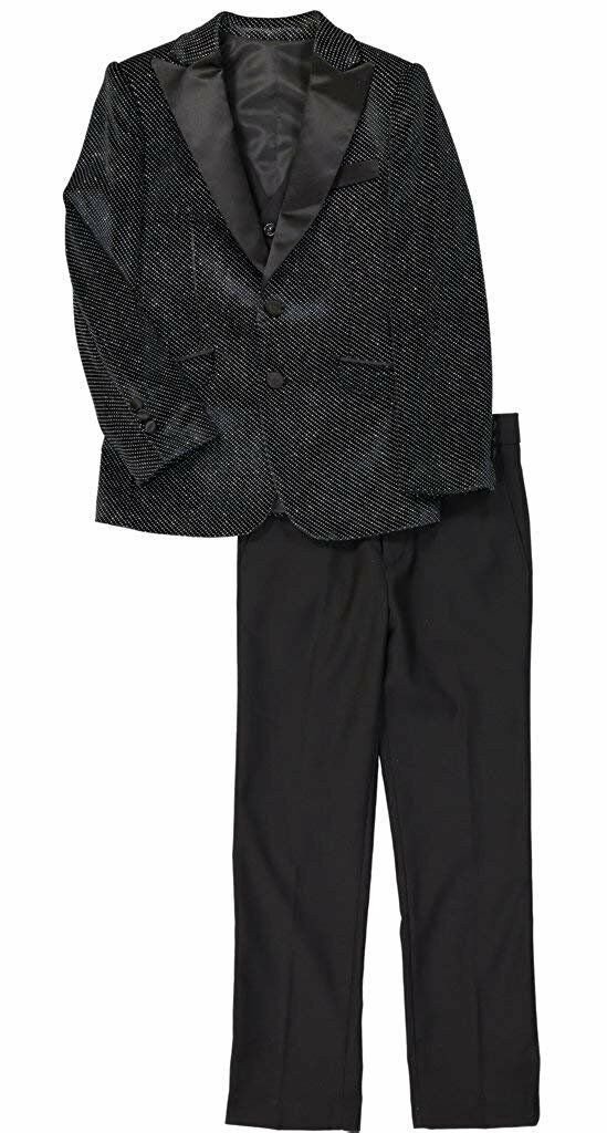 Geoffrey Beene Boy's Modern Fit 3-Piece Satin Tuxedo - CLEARANCE - Picture 5 of 5