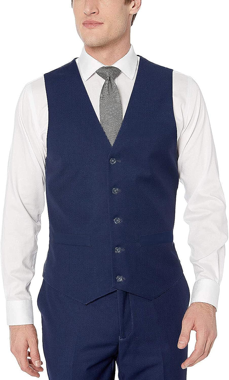Adam Baker Men's Classic Fit Formal Business Suit Vest - Many Sizes & Colors... - Picture 12 of 14