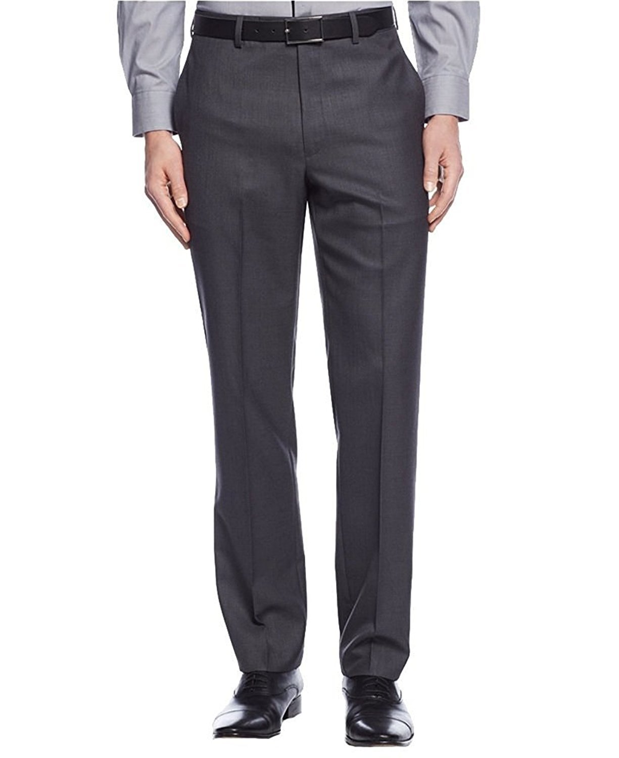 Giorgio Fiorelli Men's Slim-Tapered Fit Flat Front Solid Dress Pants ...