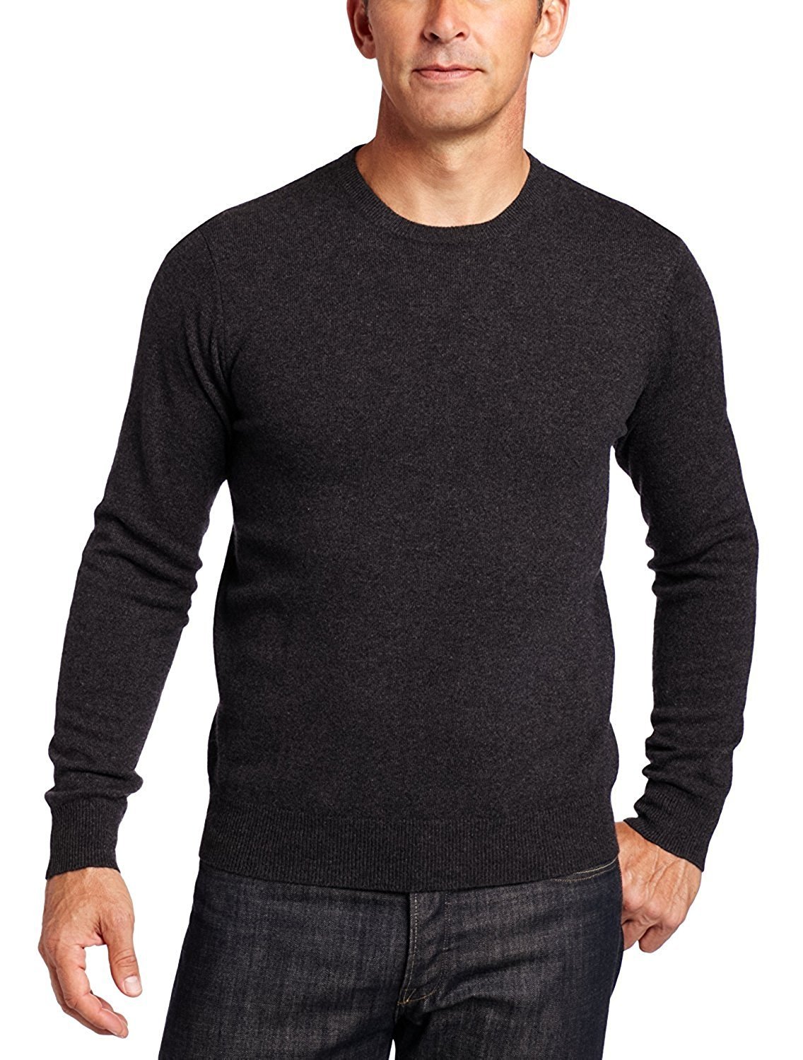 Marquis Men's Modern Fit Crew-Neck Pullover Cotton Sweater Colors - CLEARANCE - Picture 3 of 4