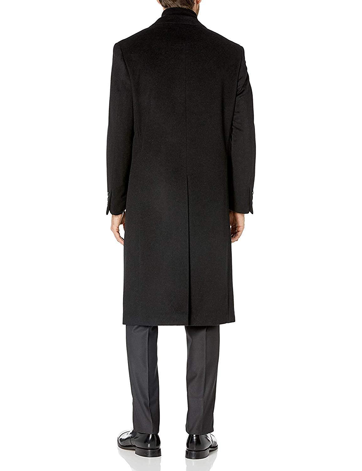 Men's Single Breasted Luxury Wool/Cashmere Full Length Topcoat | eBay