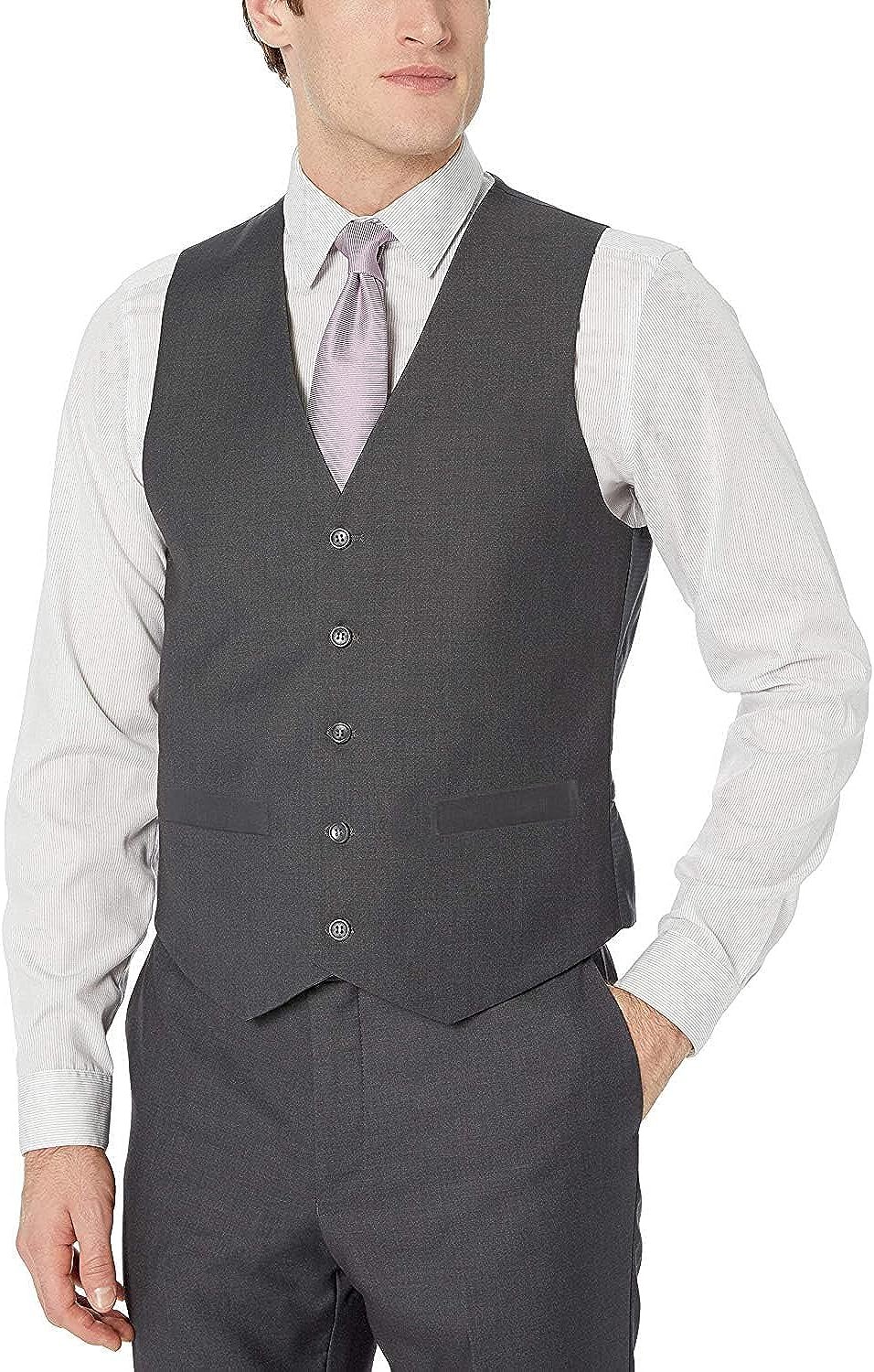 Adam Baker Men's Classic Fit Formal Business Suit Vest - Many Sizes & Colors... - Picture 11 of 14