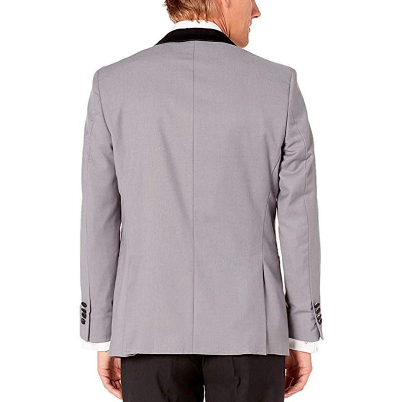 Esmoquin Adam Baker Para Hombre Calce Ajustado Cuello Chal Separado (Chaqueta y Pantalones) - Imagen 15 de 24