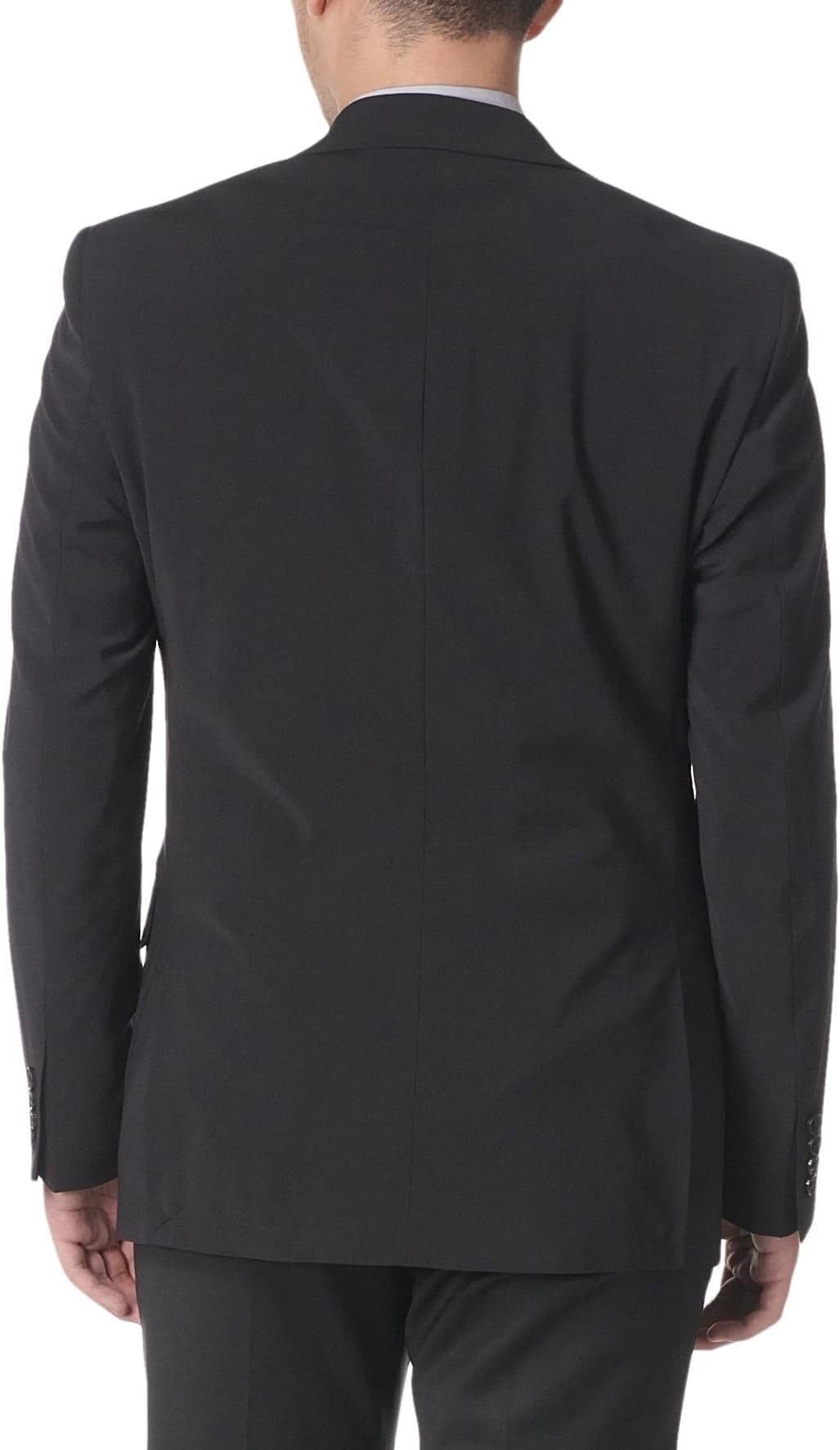 Traje de lana de lujo Adam Baker para hombre ultra ajustado separado - Imagen 3 de 5