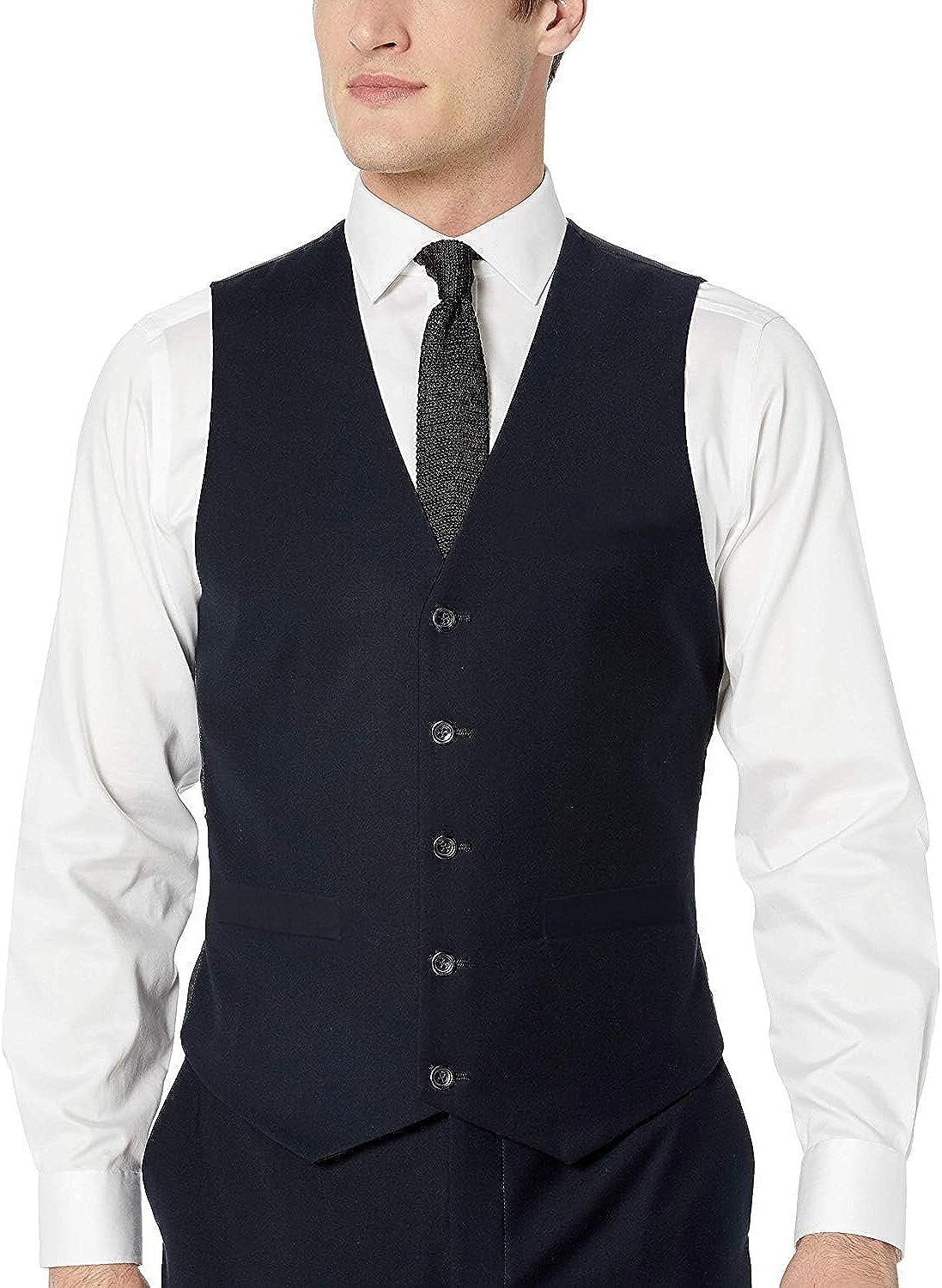 Adam Baker Men's Classic Fit Formal Business Suit Vest - Many Sizes & Colors... - Picture 8 of 14