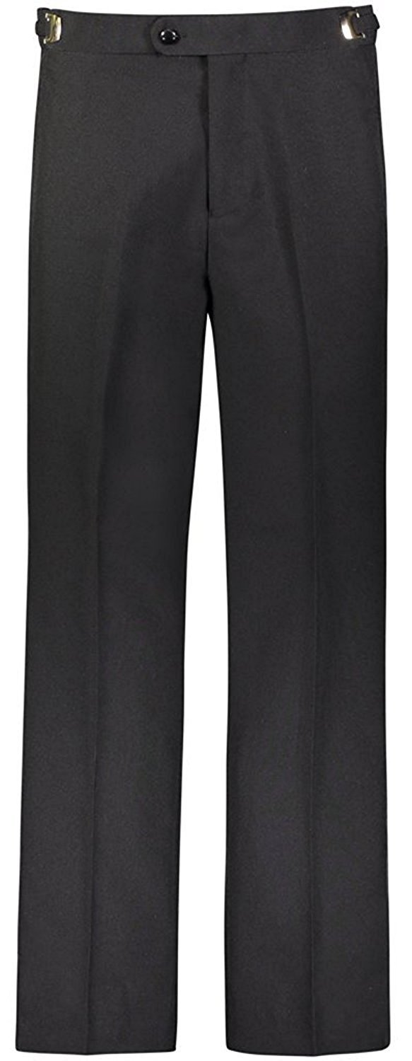 Adam Baker Men’s Modern Fit Flat Front Tuxedo Pants - Comfort Fit Expandable - Picture 5 of 5