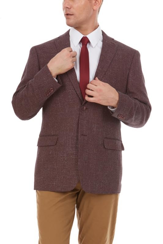 Blazer/abrigo deportivo Adam Baker de un solo pecho calce moderno para hombre - Colores - Imagen 19 de 21