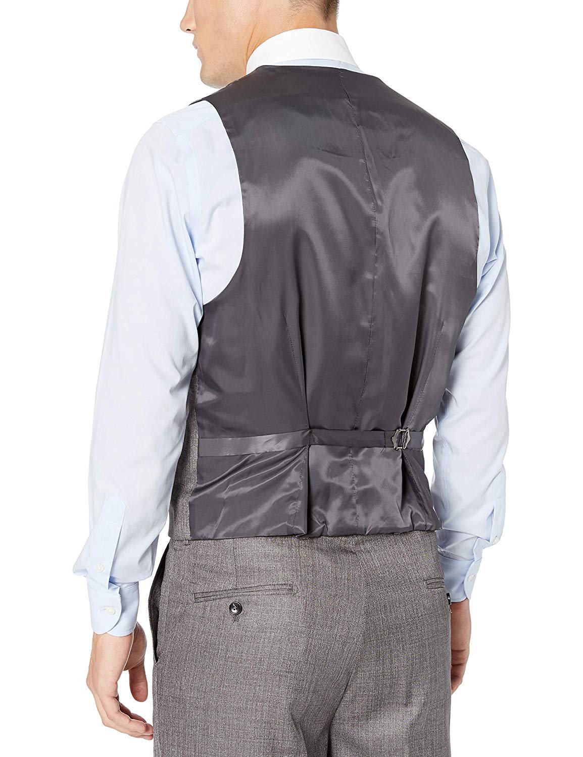 Men's Suit Modern Fit 3-Piece (Jacket, Vets, Trousers) Peak Lapel - CLEARANCE - Picture 49 of 59