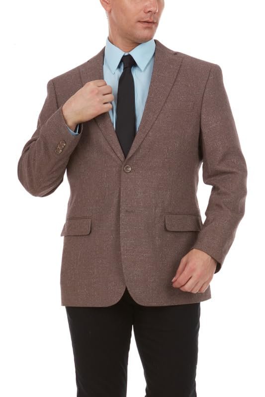 Blazer/abrigo deportivo Adam Baker de un solo pecho calce moderno para hombre - Colores - Imagen 18 de 21