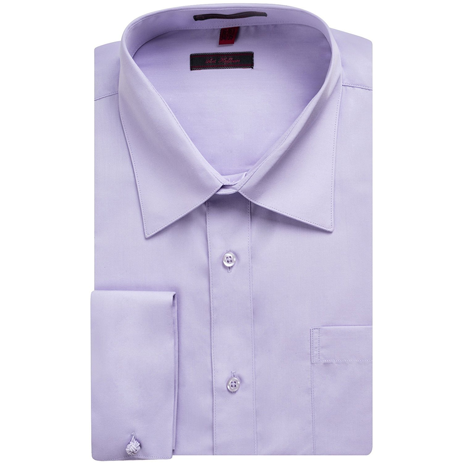 Camisa de vestir lisa Art Hoffman de puño francés para hombre - Colores (gemelos incluidos) - Imagen 14 de 21