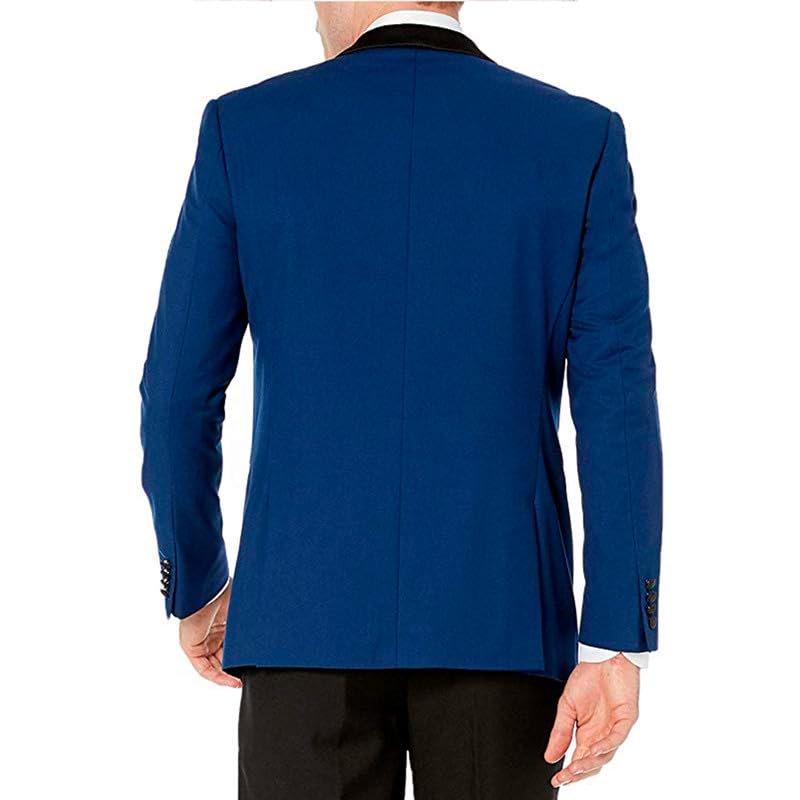 Esmoquin Adam Baker Para Hombre Calce Ajustado Cuello Chal Separado (Chaqueta y Pantalones) - Imagen 11 de 24