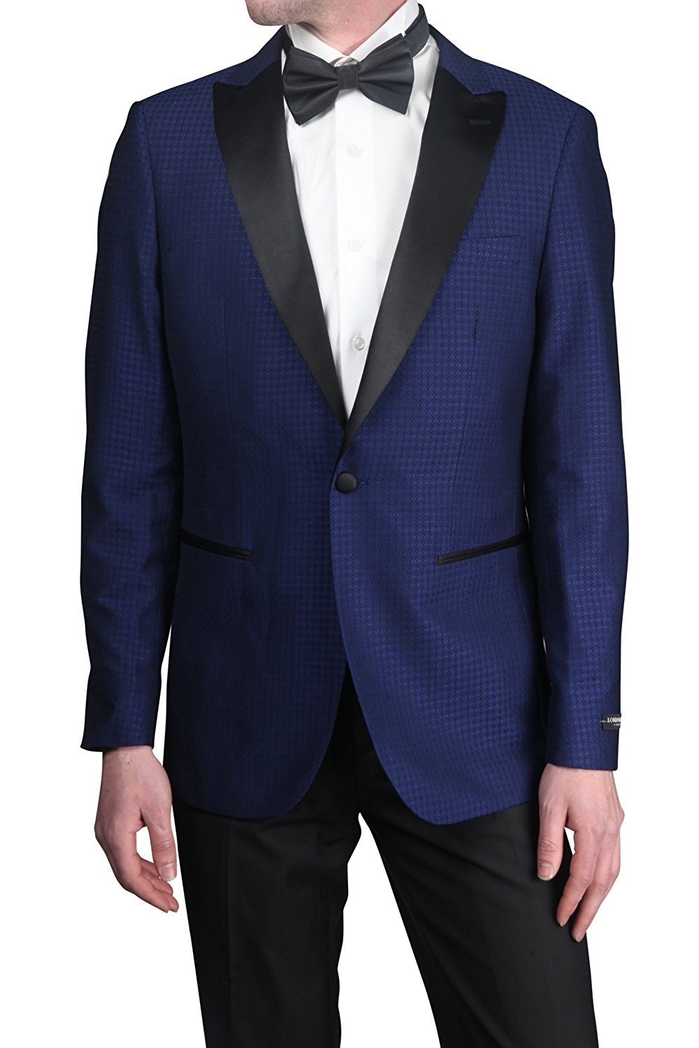London Fog Men's Peak Lapel Regular Fit Two Piece Tuxedo Suit | eBay