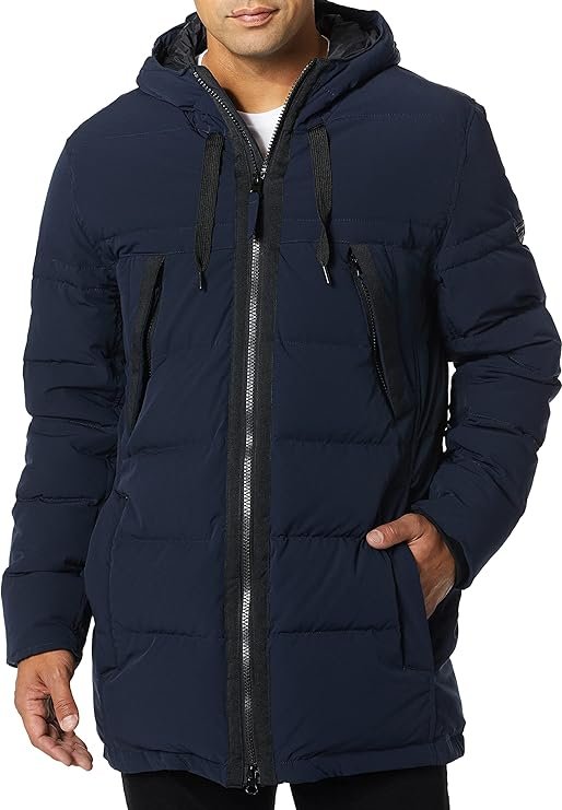 Marc New York by Andrew Marc mens Holden Hooded Parka Jacket - Picture 4 of 5