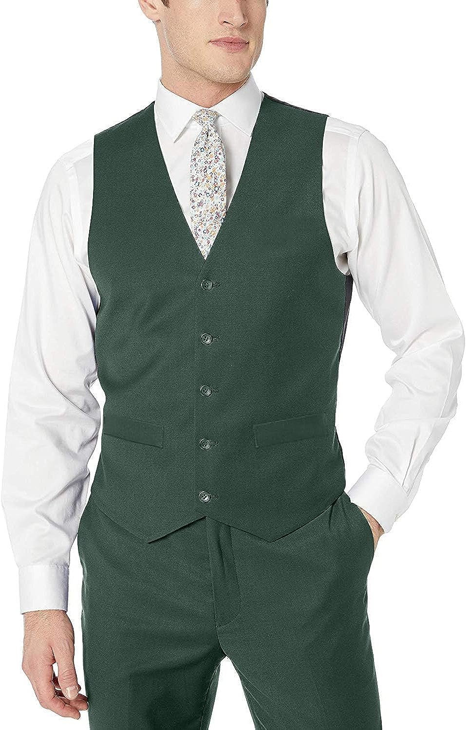Adam Baker Men's Classic Fit Formal Business Suit Vest - Many Sizes & Colors... - Picture 7 of 14