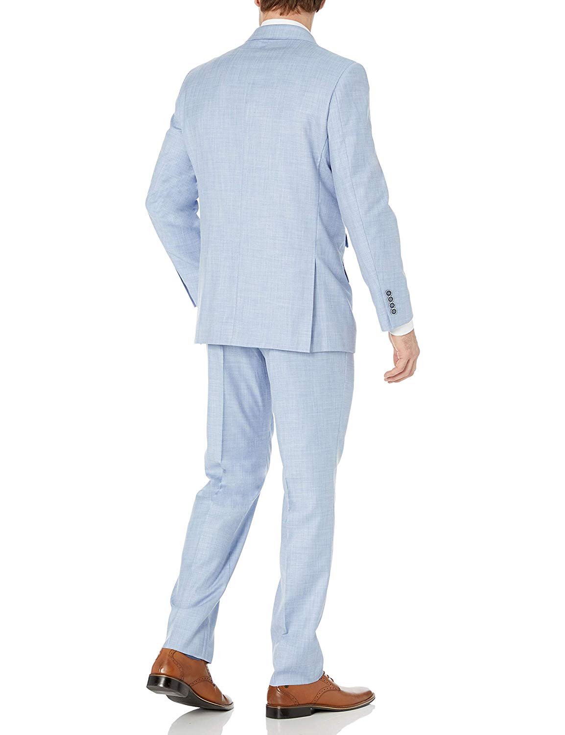 Men's Suit Modern Fit 3-Piece (Jacket, Vets, Trousers) Peak Lapel - CLEARANCE - Picture 40 of 59
