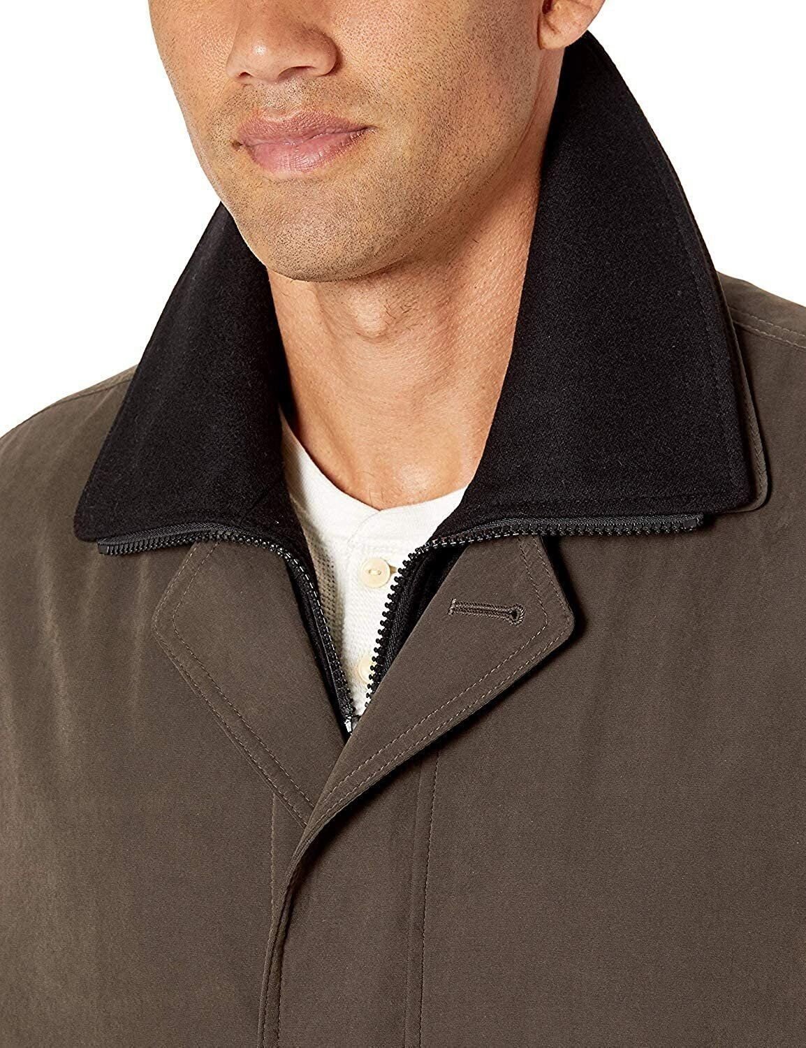 Adam Baker Men's 3/4 Length All Year Round Raincoat with Removable Liner - Picture 9 of 11