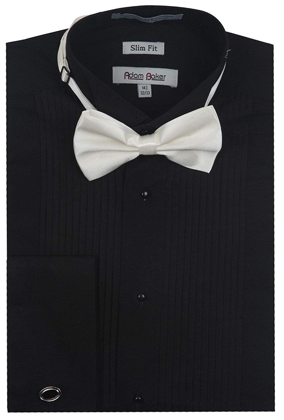 mens tuxedo shirt slim fit