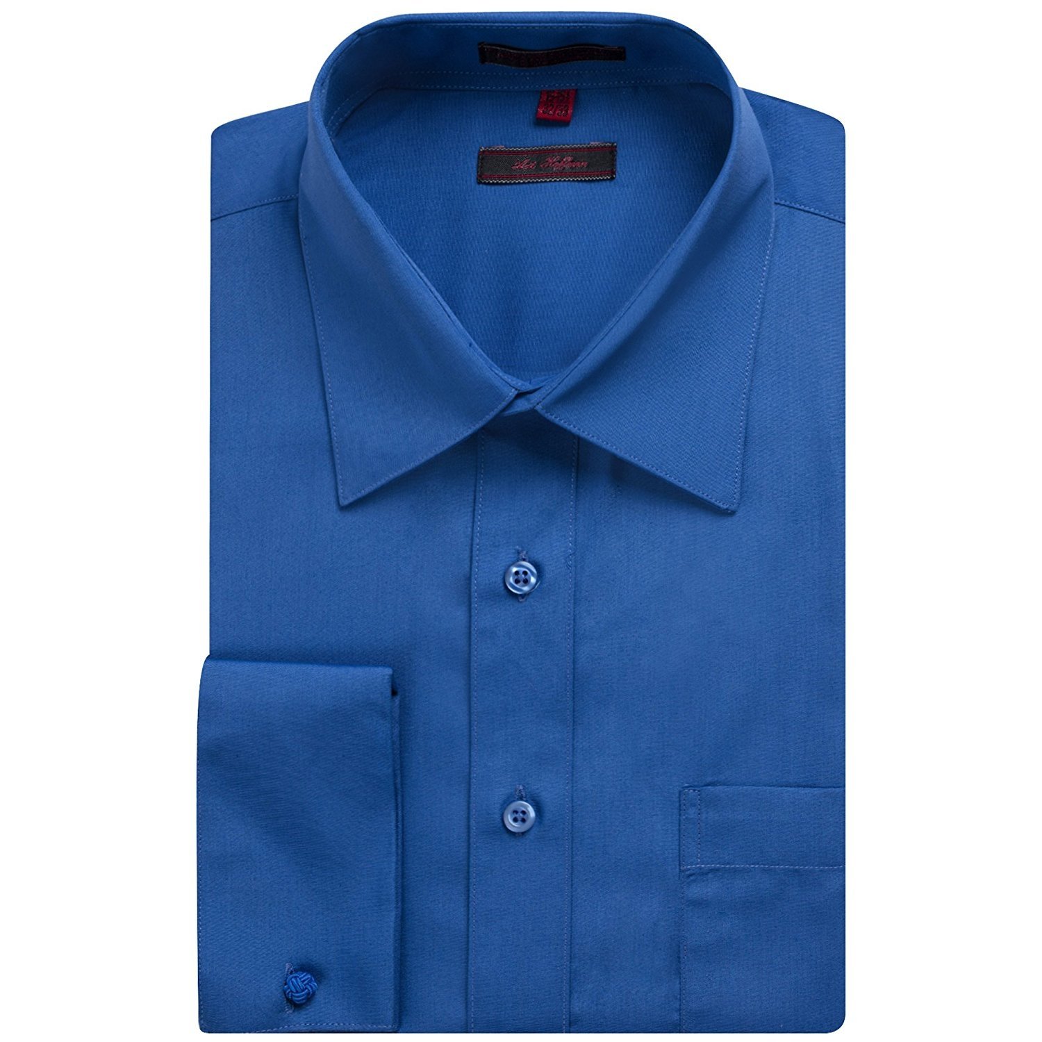 Camisa de vestir lisa Art Hoffman de puño francés para hombre - Colores (gemelos incluidos) - Imagen 10 de 21