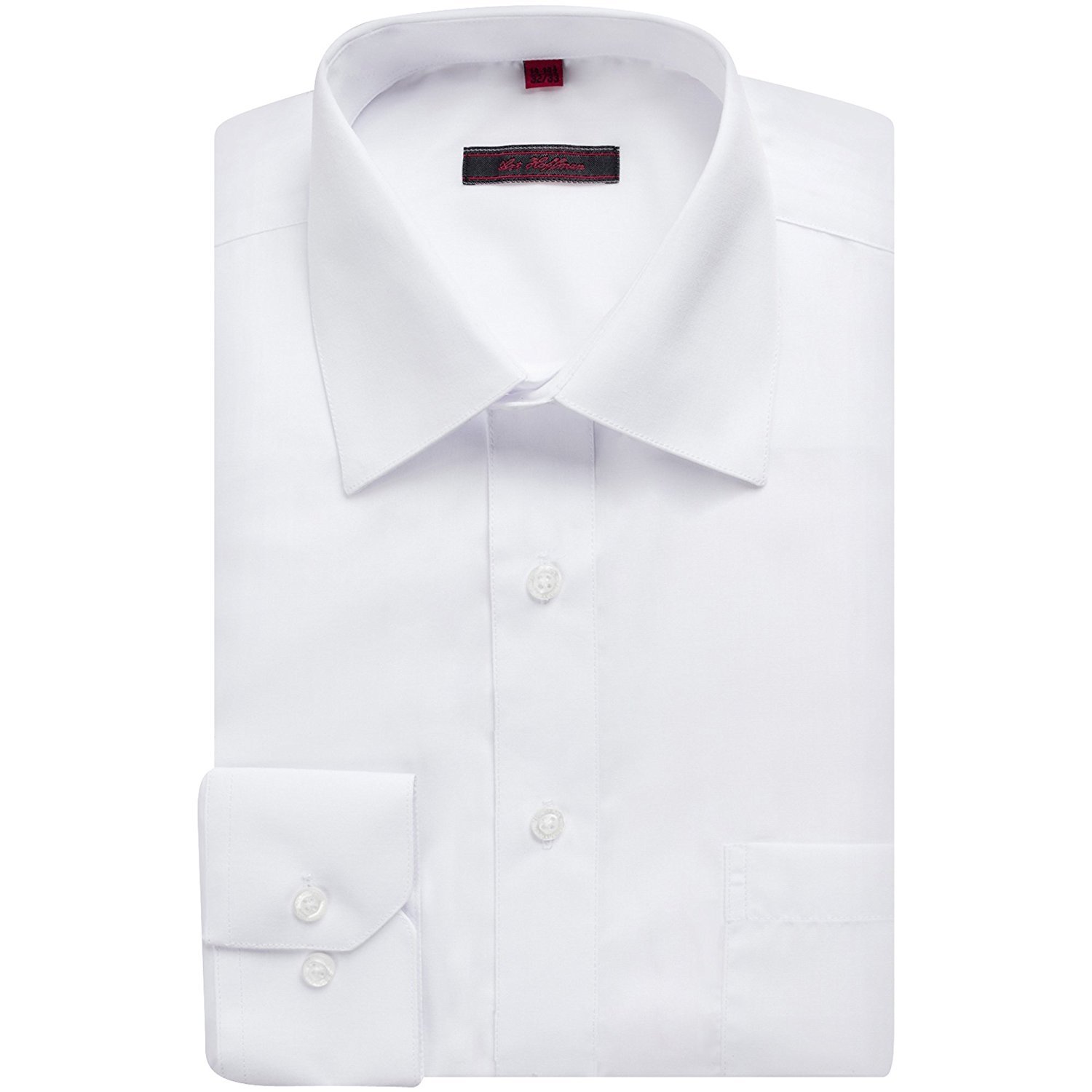 Art Hoffman Men’s Regular Fit Long Sleeve Solid Dress Shit