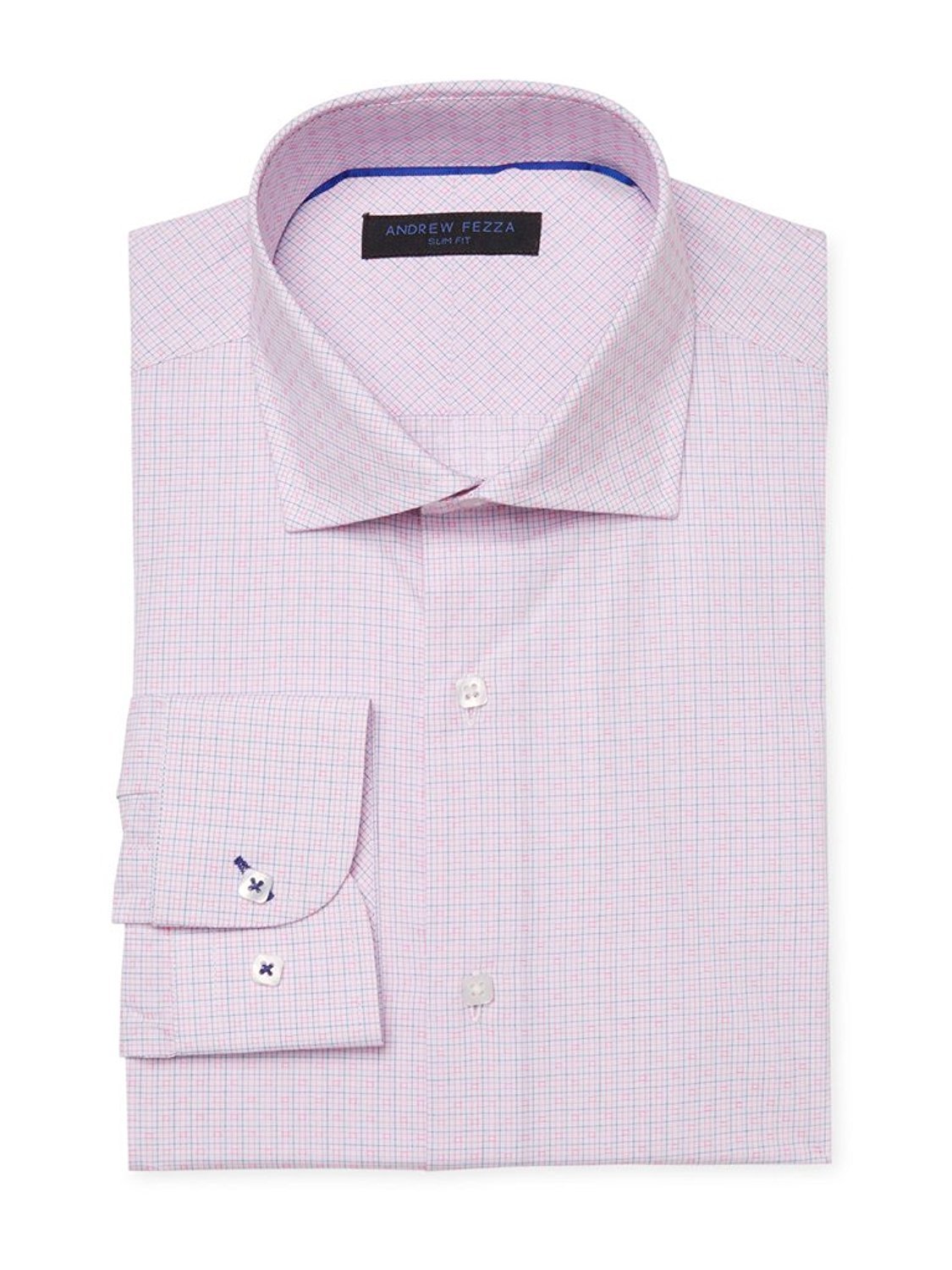 Andrew Fezza Men's Slim Fit Dress Shirt - Available in Many Patterns ...