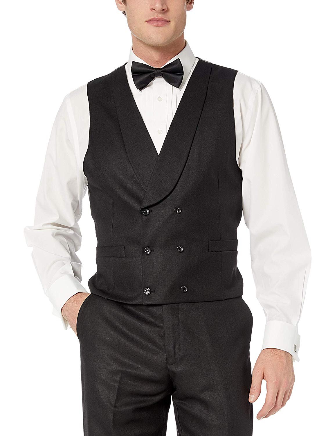 Men's Suit Modern Fit 3-Piece (Jacket, Vets, Trousers) Peak Lapel - CLEARANCE - Picture 7 of 59