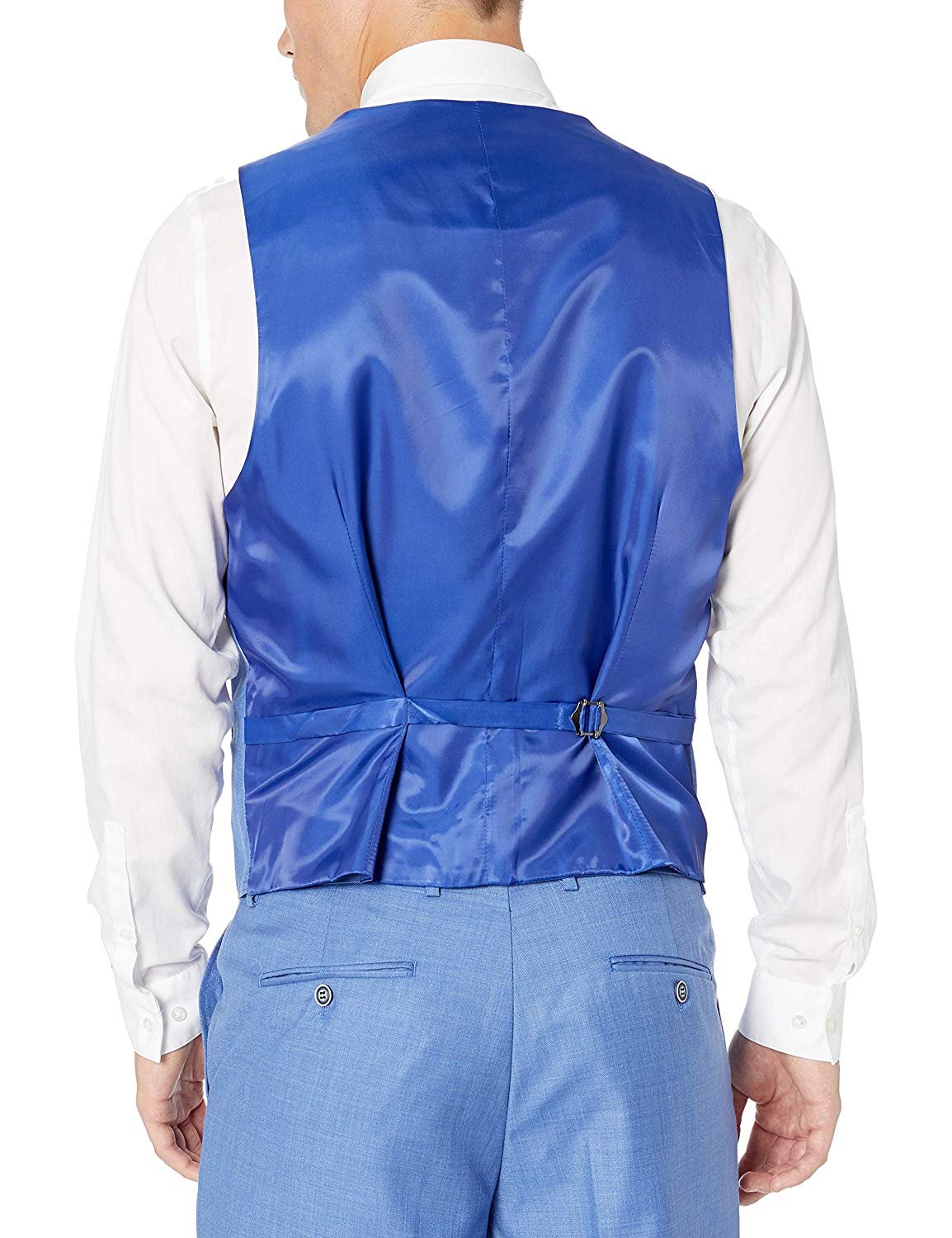 Men's Suit Modern Fit 3-Piece (Jacket, Vets, Trousers) Peak Lapel - CLEARANCE - Picture 15 of 59