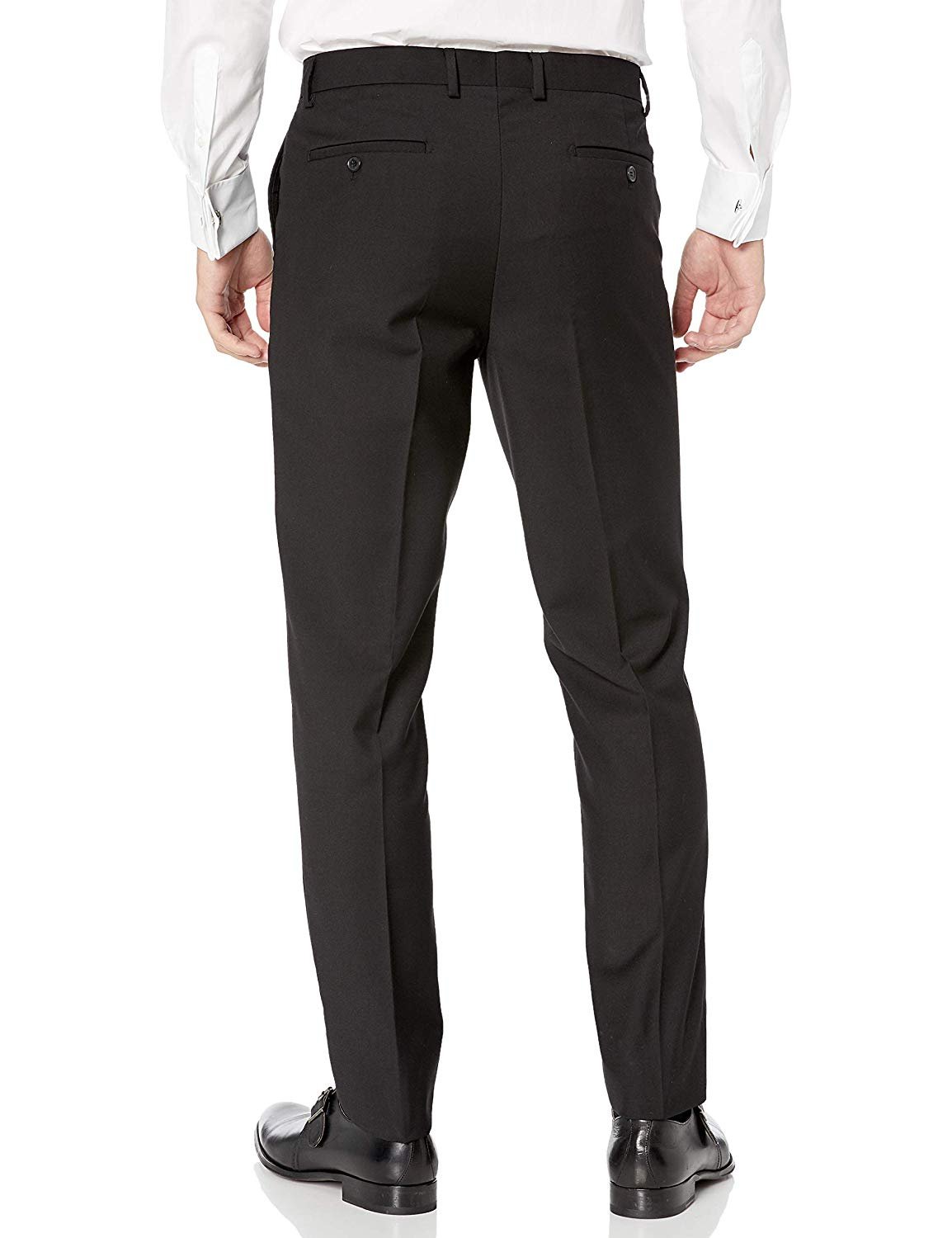 Traje de lana de lujo Adam Baker para hombre ultra ajustado separado - Imagen 4 de 5