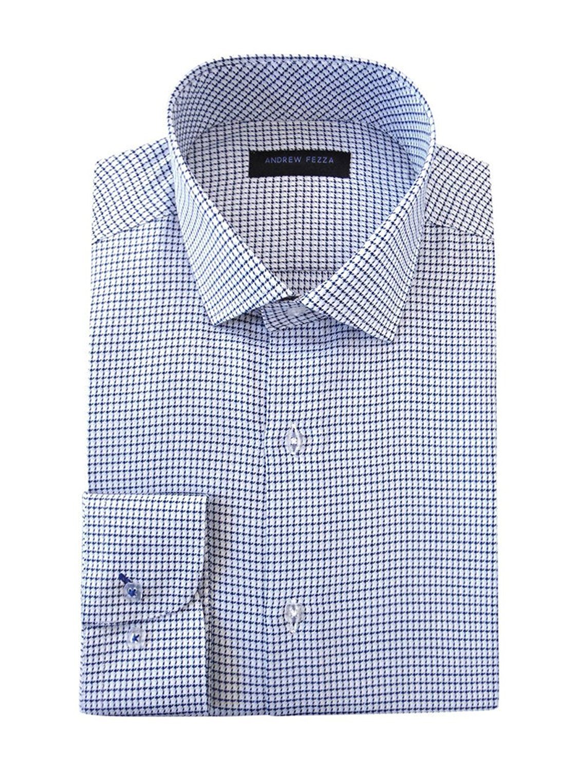 Andrew Fezza Men's Slim Fit Dress Shirt - Available in Many Patterns ...