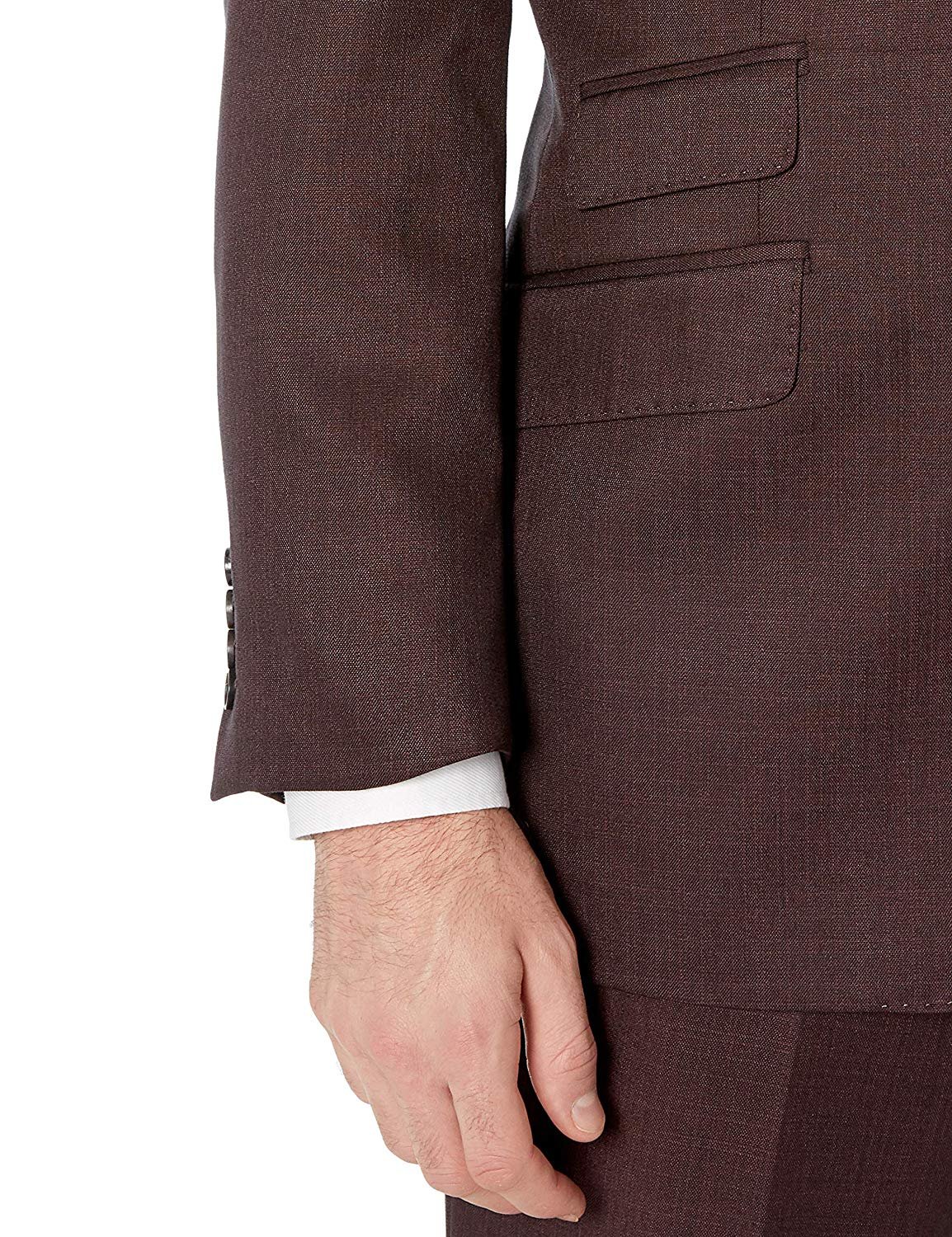 Men's Suit Modern Fit 3-Piece (Jacket, Vets, Trousers) Peak Lapel - CLEARANCE - Picture 27 of 59