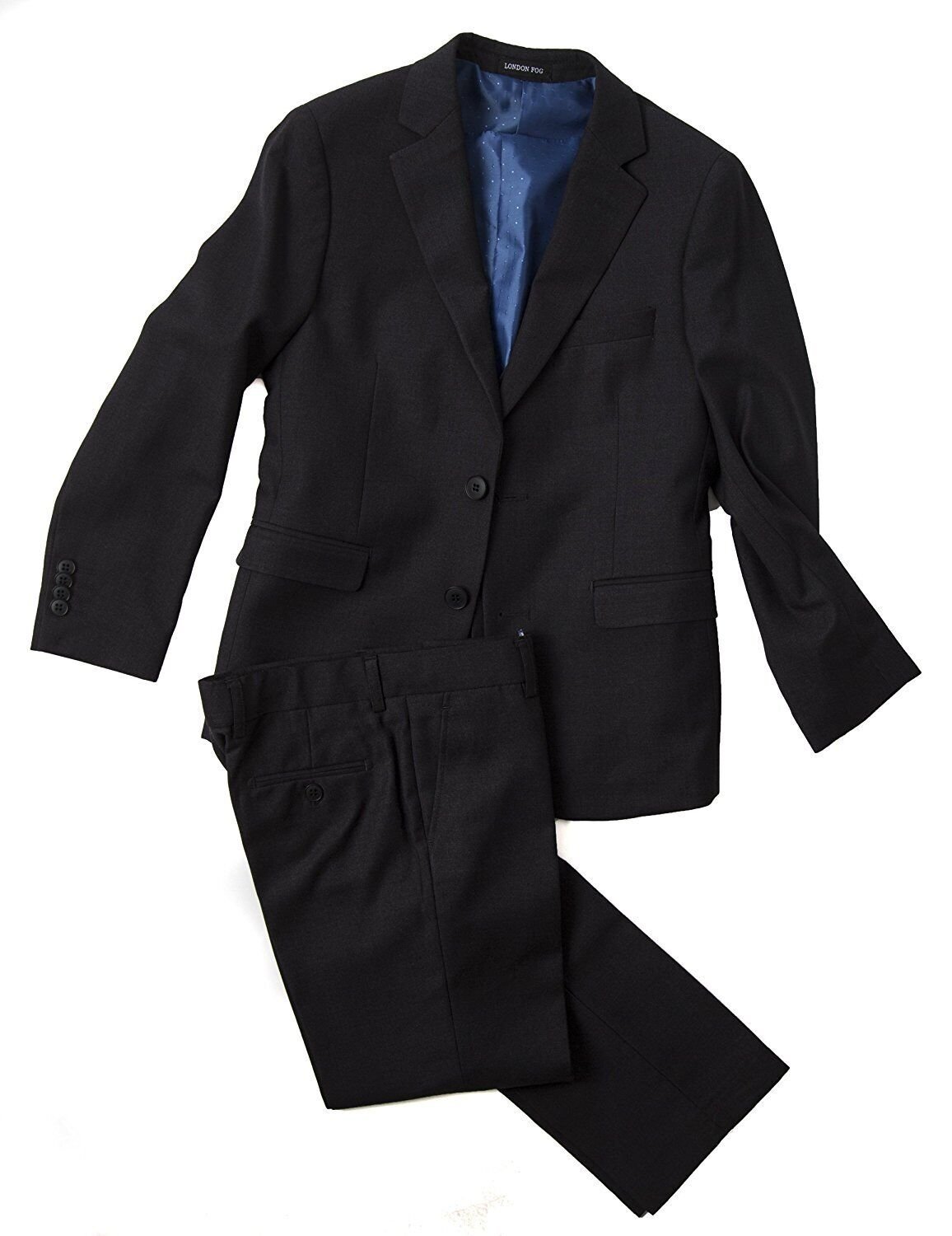 London Fog Boy's 4-18 Modern Fit 3-Piece Formal Luxury Suit Set - CLEARANCE - Picture 3 of 5