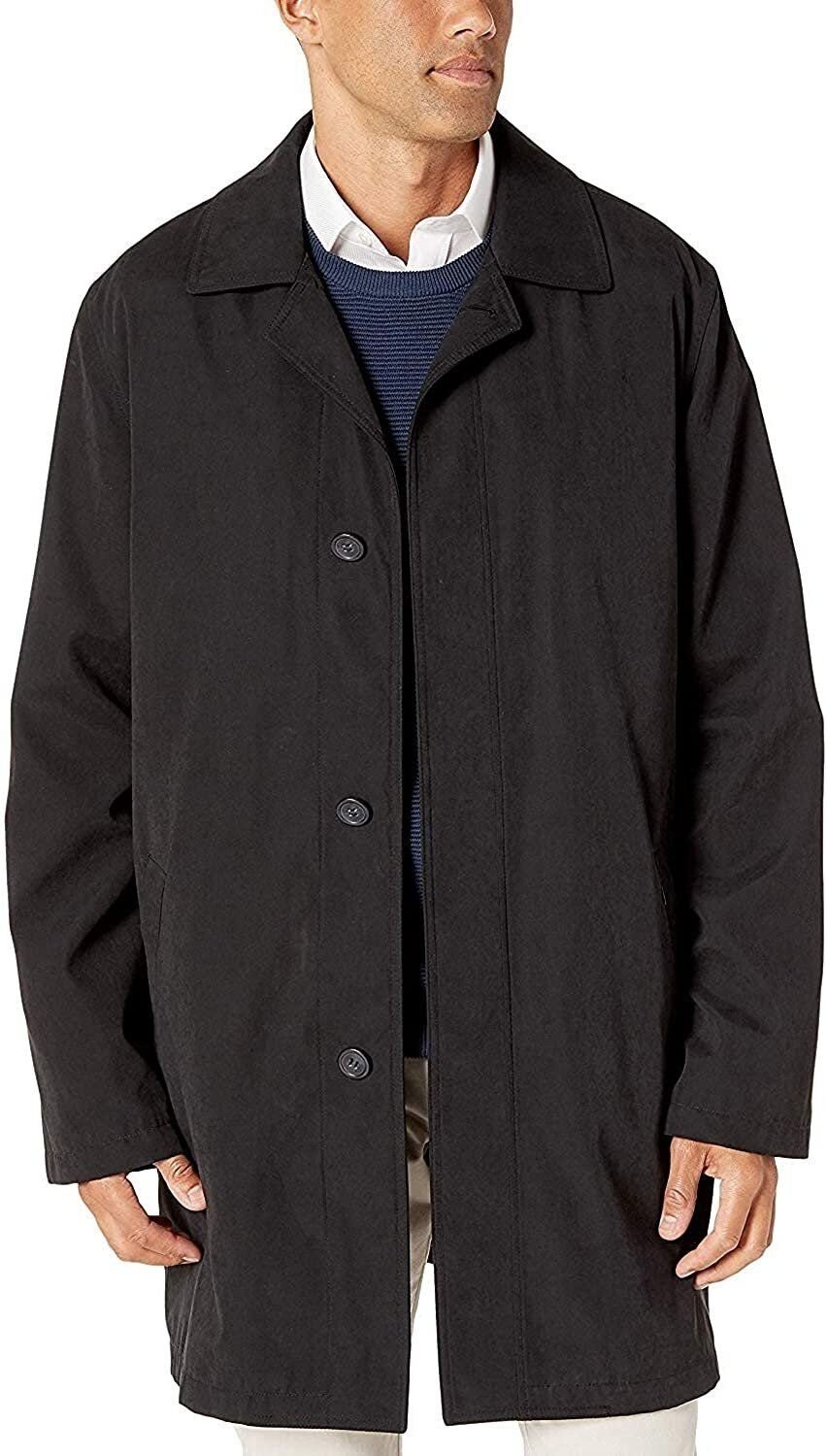 Adam Baker Men's 3/4 Length All Year Round Raincoat with Removable Liner - Picture 2 of 11