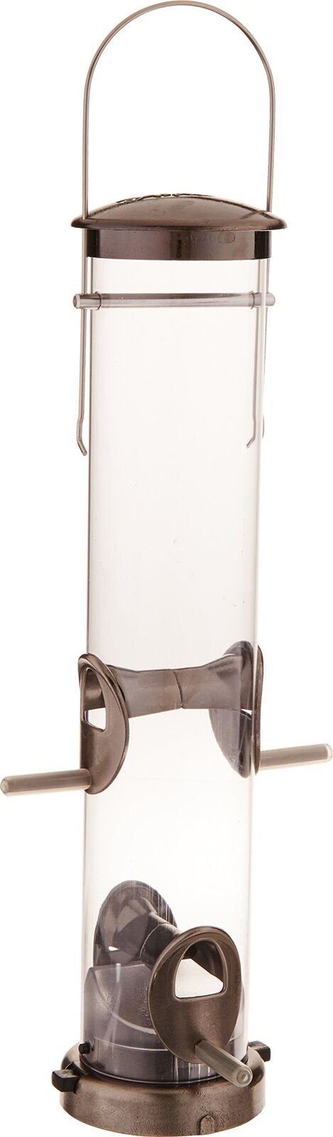 Aspects 392 Quick-Clean Seed Tube Feeder, Medium - Brushed Nickel