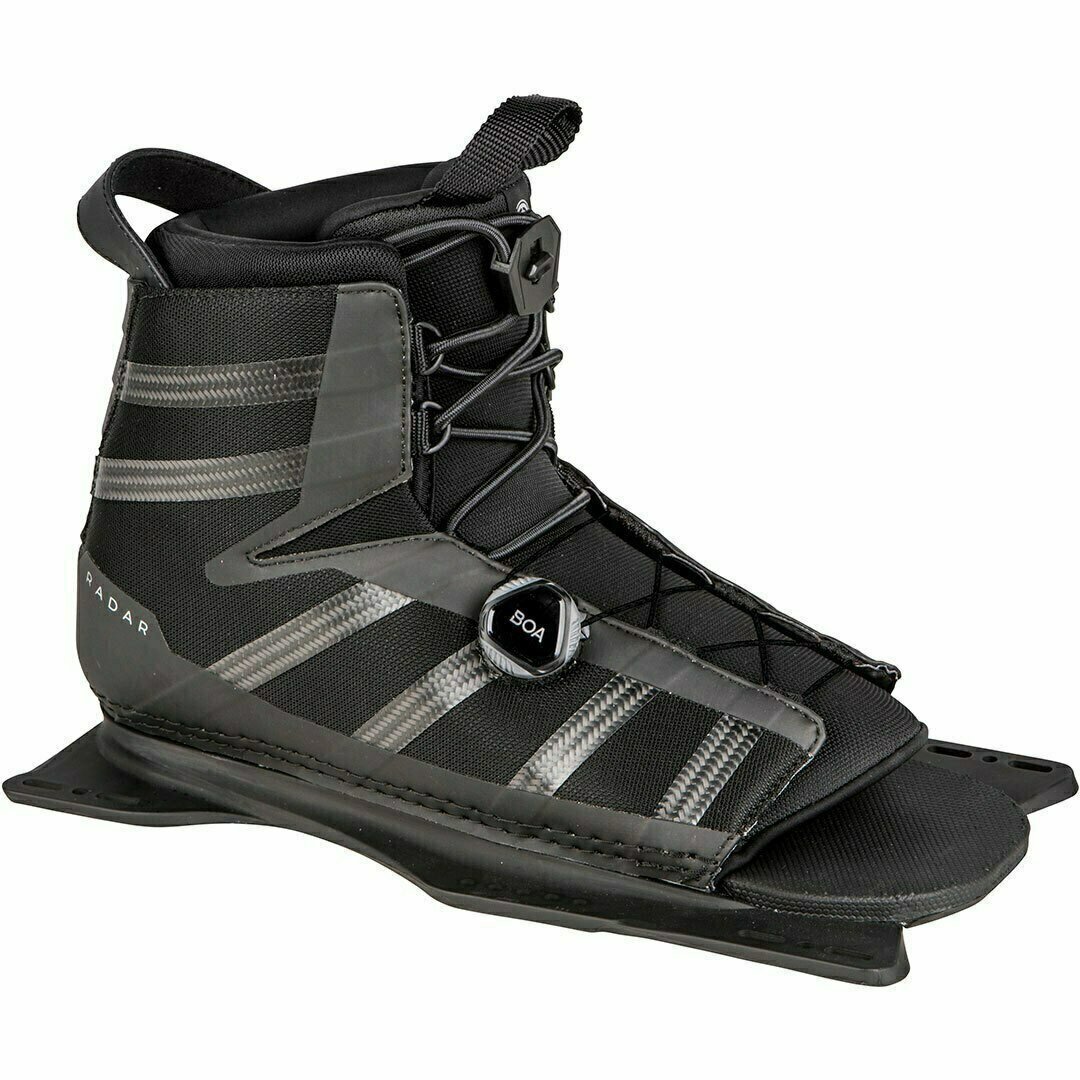 Radar Waterski Vector BOA Boot – Carbon/Black – Front Feather Frame