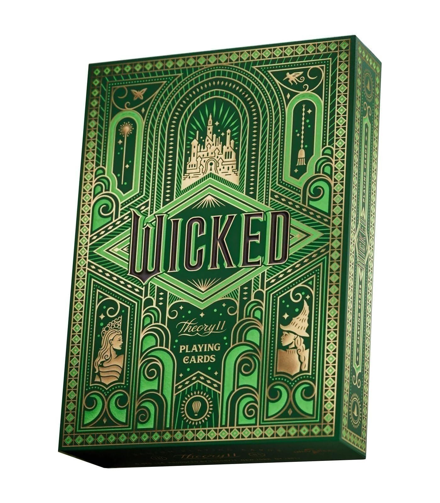 theory11 Wicked Carte da Gioco Premium, Dimensione Poker Indice Standard - Foto 1 di 6