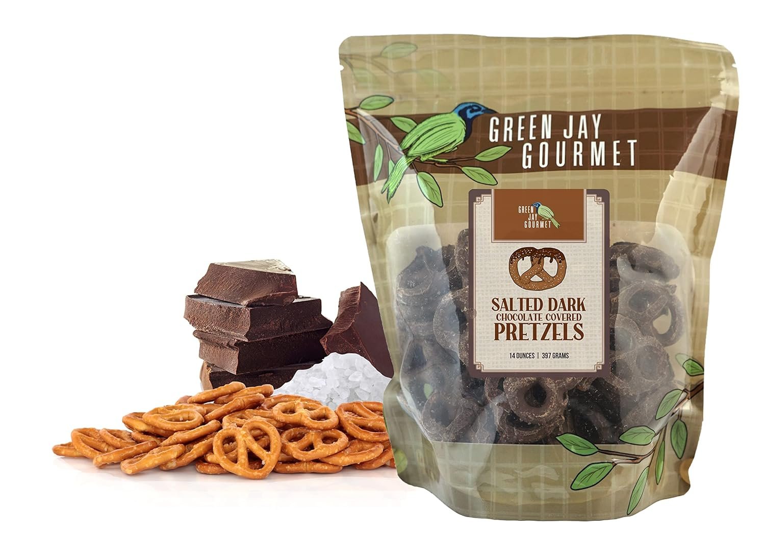 Green Jay Gourmet Schokolade Brezeln 14 Unzen - Bild 20 von 21