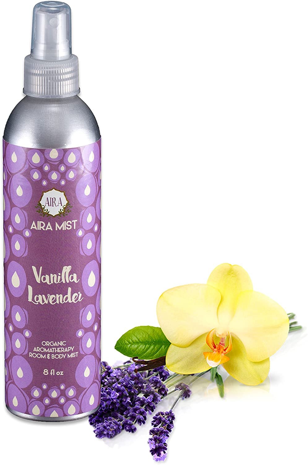 Aira Mist Apple Cinnamon Organic Room Spray - Essential Oil Spray with Organic Ingredients & Therapeutic Essential Oils