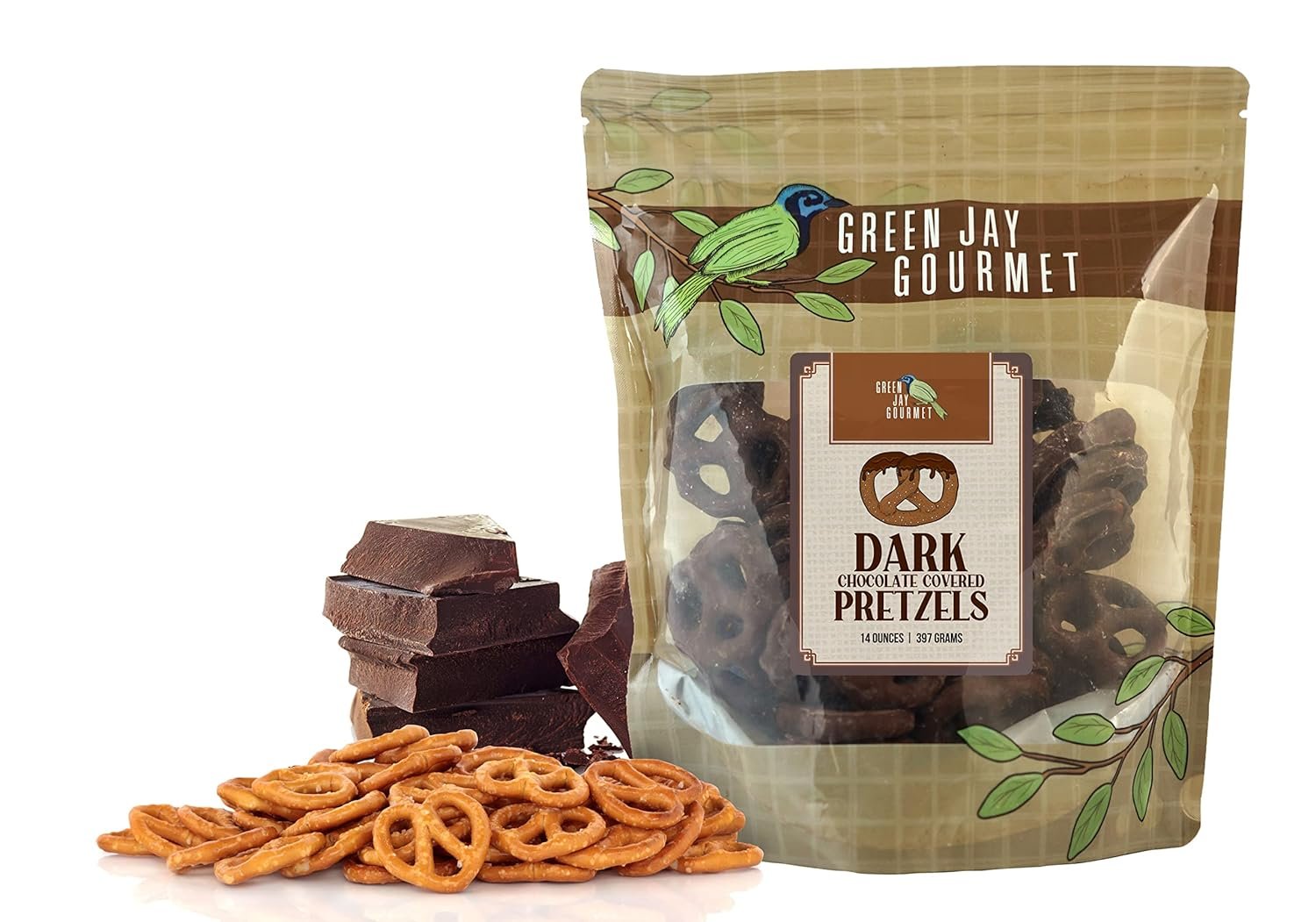 Green Jay Gourmet Schokolade Brezeln 14 Unzen - Bild 16 von 21