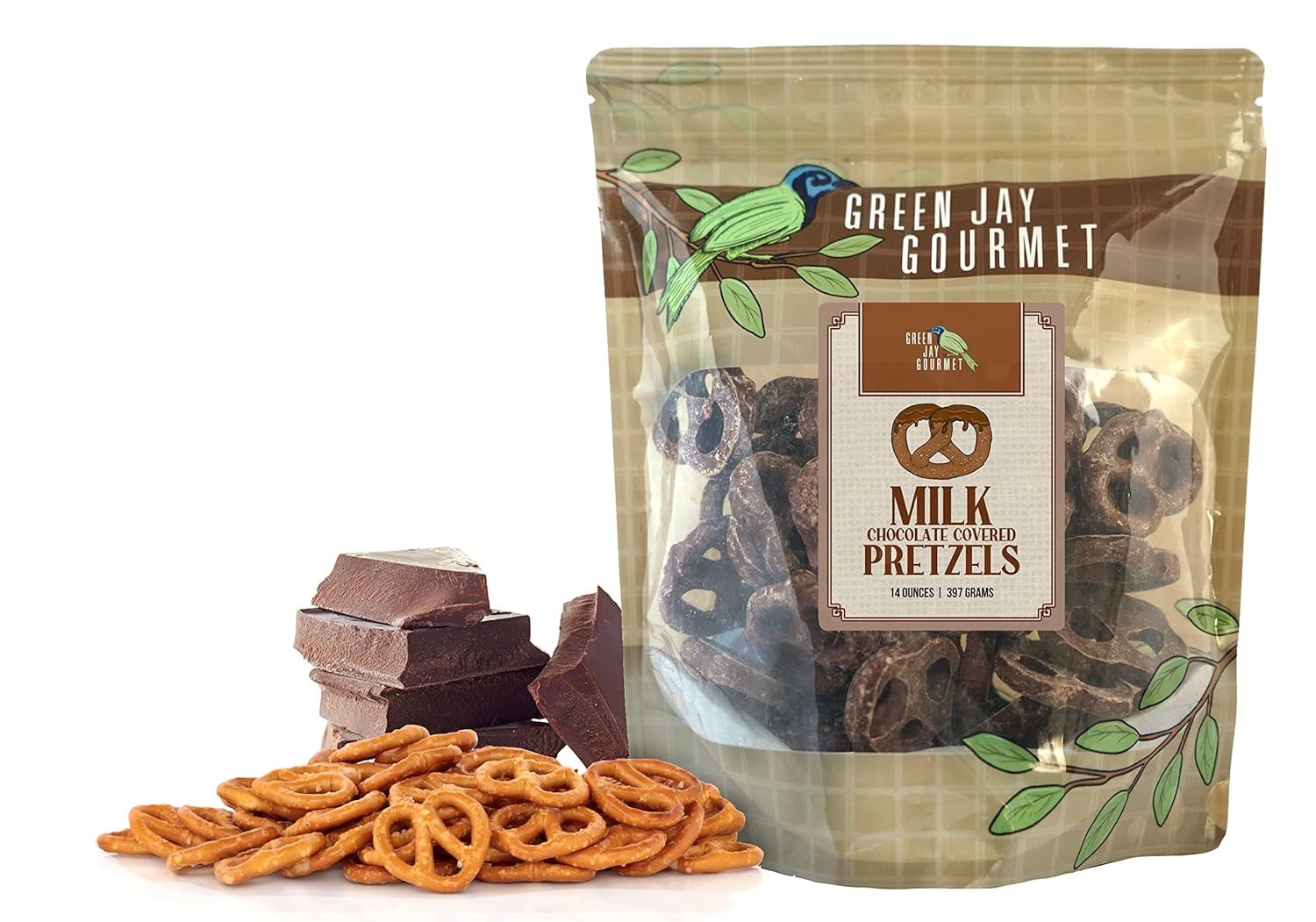 Green Jay Gourmet Schokolade Brezeln 14 Unzen - Bild 17 von 21